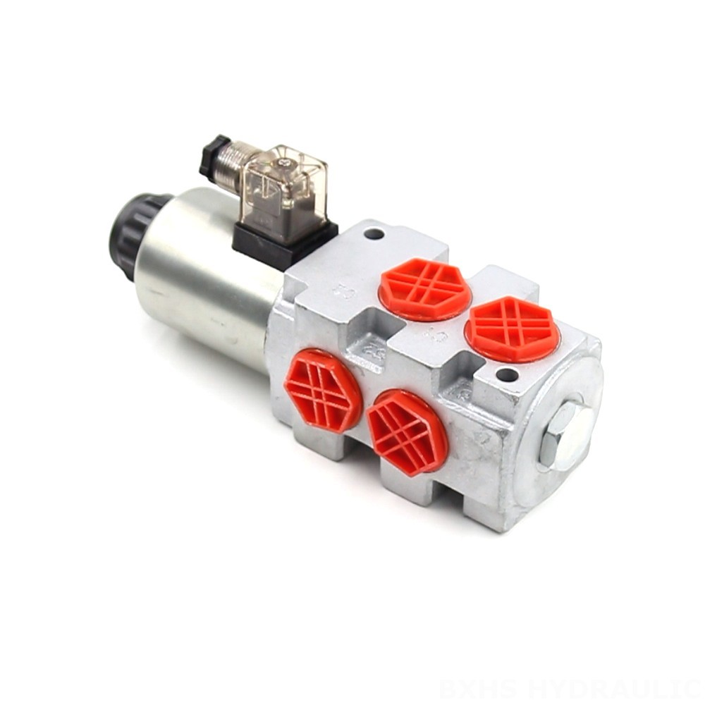 Boxin Huasheng Hydraulic Solenoid 1 Spool Flow Diverter Valve - HSV09-DKL | OEM and Wholesale image