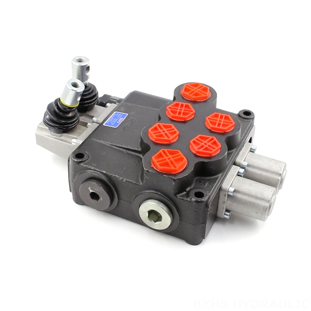 Hydraulic Multi-way Valve 2-Spool Hydraulic Valve | P120 Model | Factory Direct & Customizable image