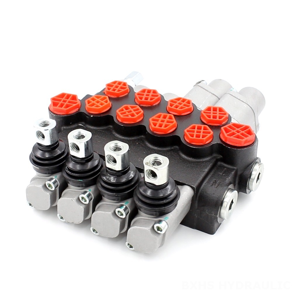 P40-G12-G38-2OT-2QTW 4-Spool Hydraulic Directional Valve | Factory Direct & Customizable image