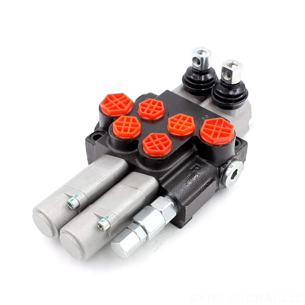 Control Valve 2 Spool Monoblock Directional Valve - P40-G12-G38-2QTW | Wholesale & OEM image