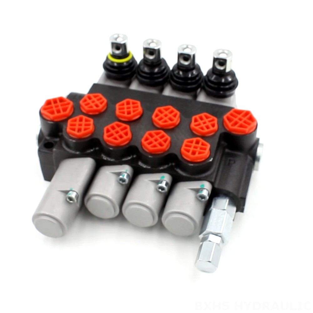 P40-G12-G38-3OT-OTW Manual 4 Spool Monoblock Directional Valve | Global Supplier image