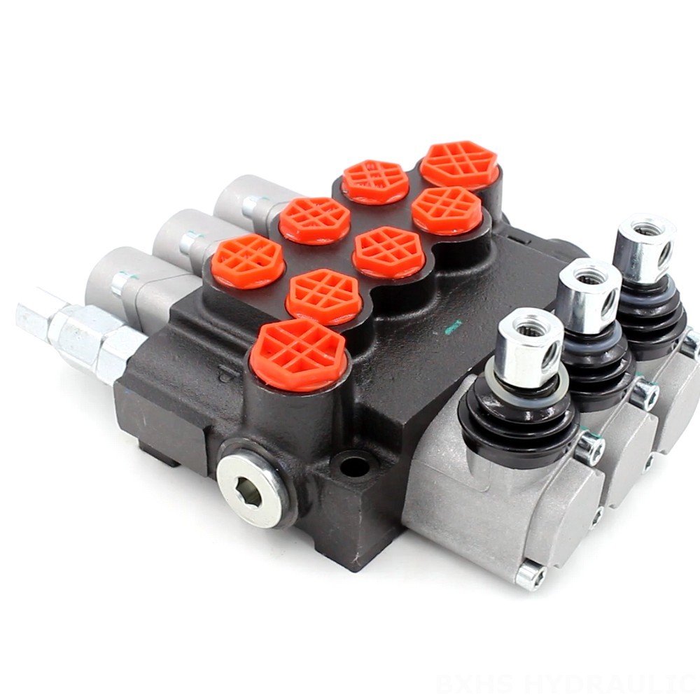 P40-G12-G38-3OT Manual 3 Spool Monoblock Directional Valve Manufacturer & Supplier image