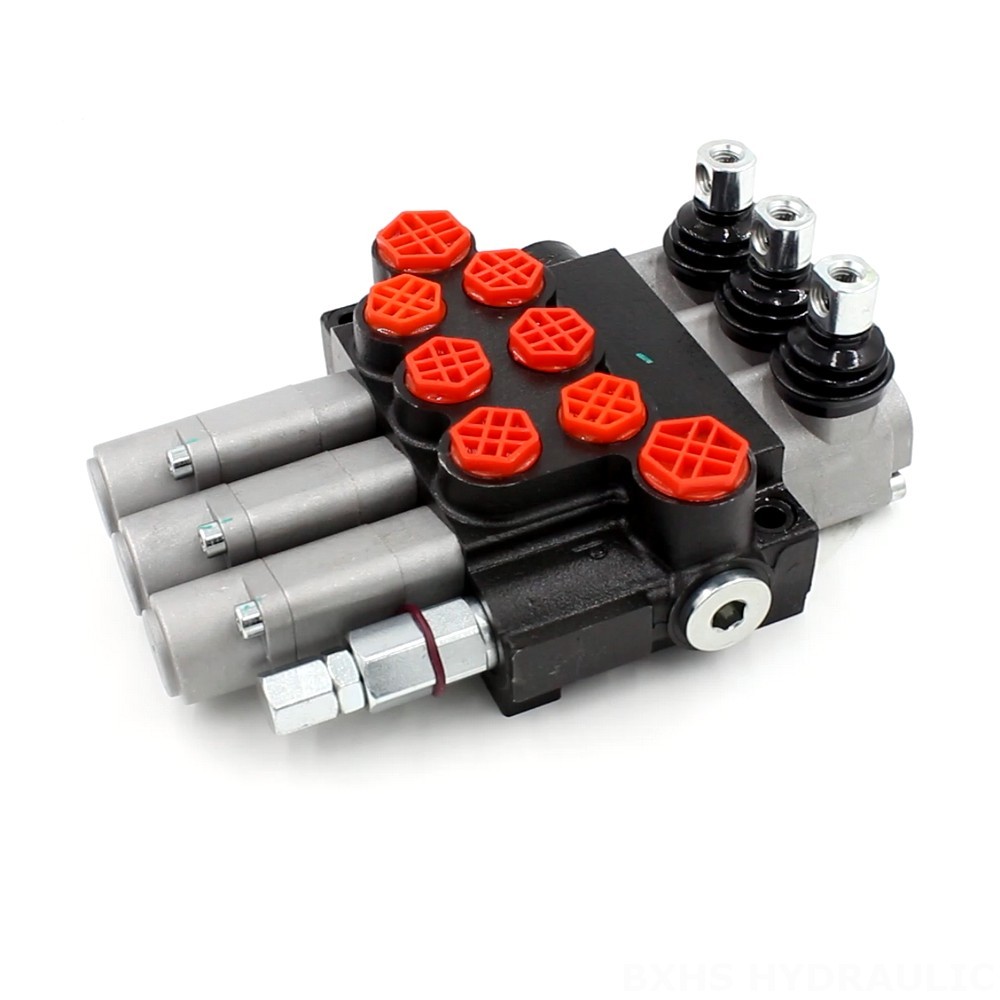 P40-G12-G38-3QTW Manual 3 Spool Monoblock Directional Valve | Manufacturer & Supplier image