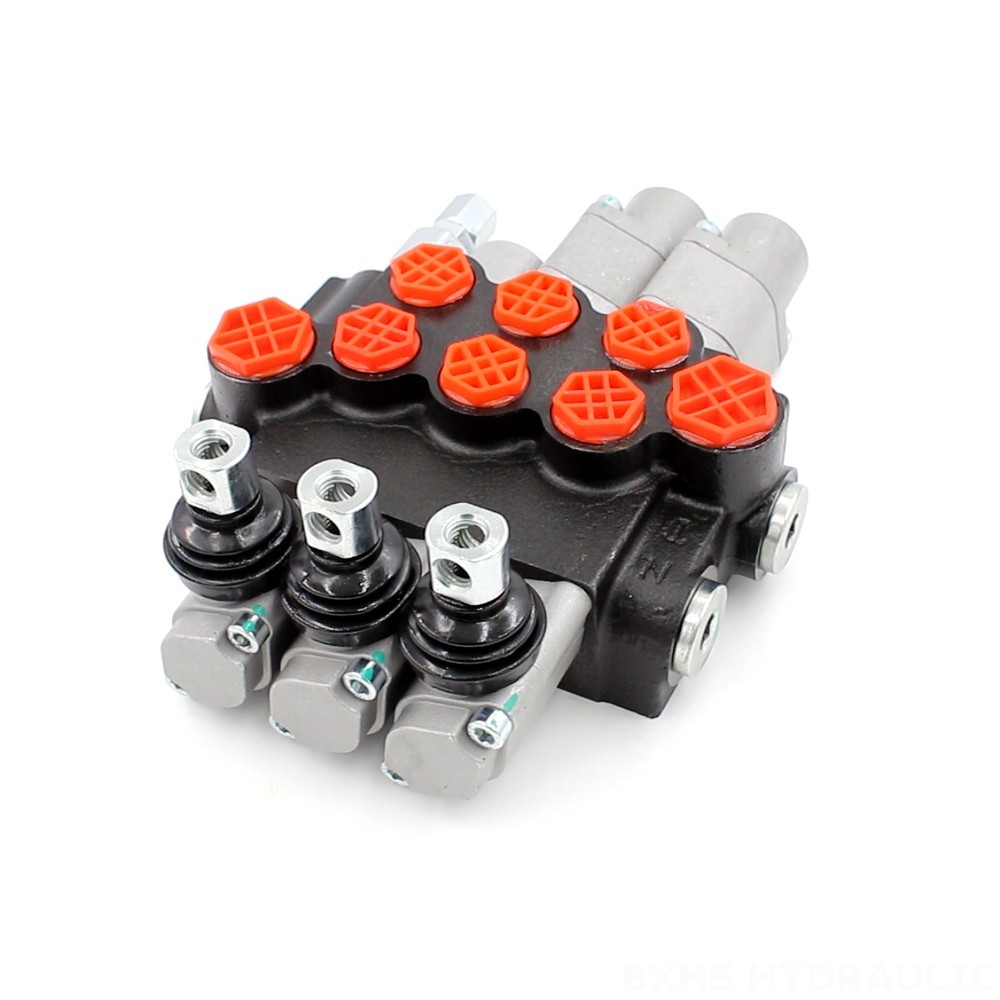 P40-G12-G38-OT-2QTW 3-Spool Hydraulic Directional Valve | Factory Direct & Customizable image