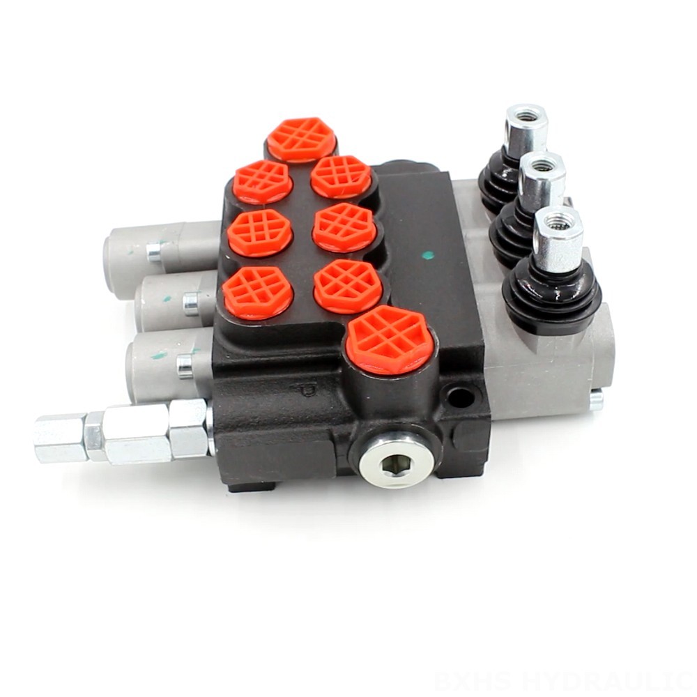 P40-G12-G38-OT-OT-OT Manual 3 Spool Monoblock Directional Valve | Manufacturer & Global Supplier image