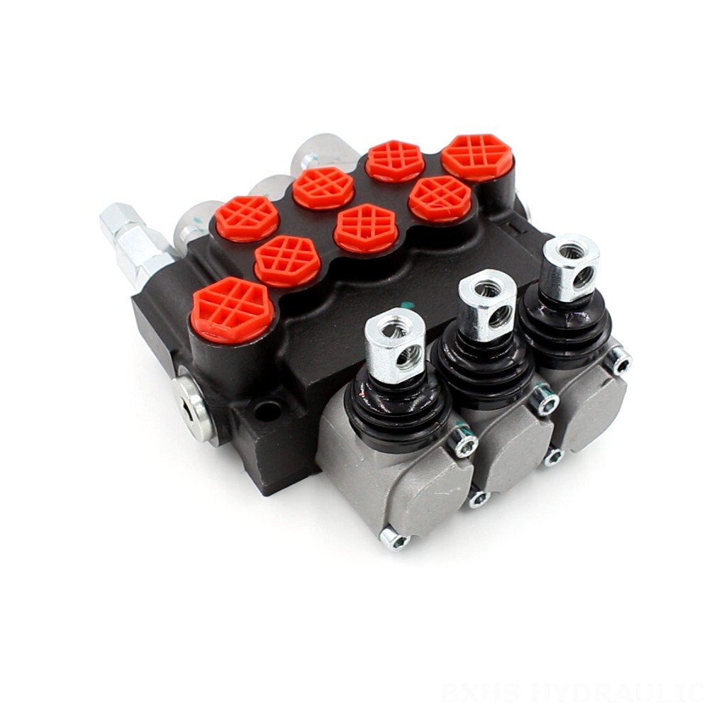 P40-G12-G38-OT-OT-OT 3-Spool Hydraulic Directional Valve | Factory Direct & Customizable image