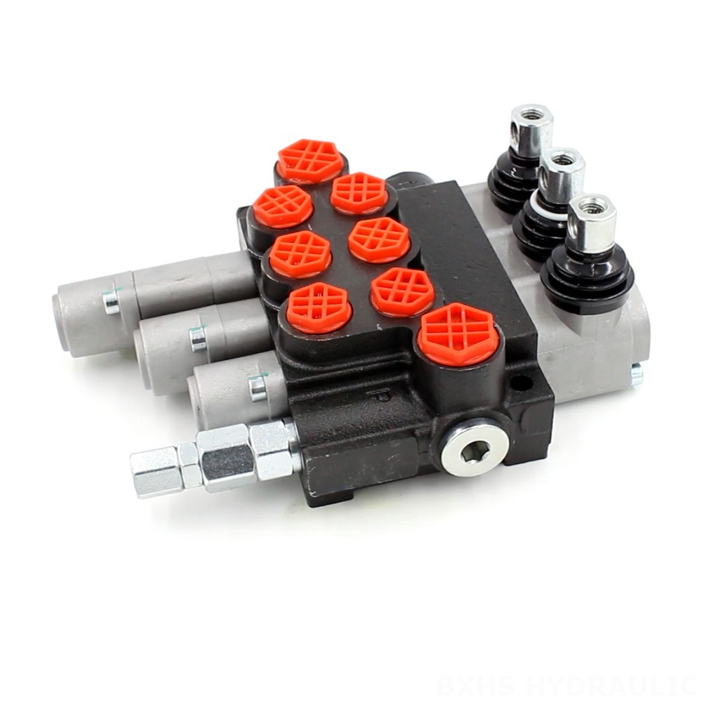 P40-G12-G38-OT-QTW-QTW1 Manual 3 Spool Monoblock Directional Valve: Global Manufacturer & Supplier image