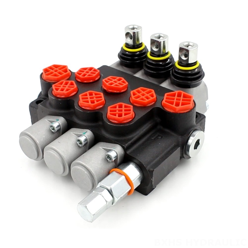 P40-G12-G38-OW Manual 3 Spool Monoblock Directional Valve | Manufacturer & Global Supplier image