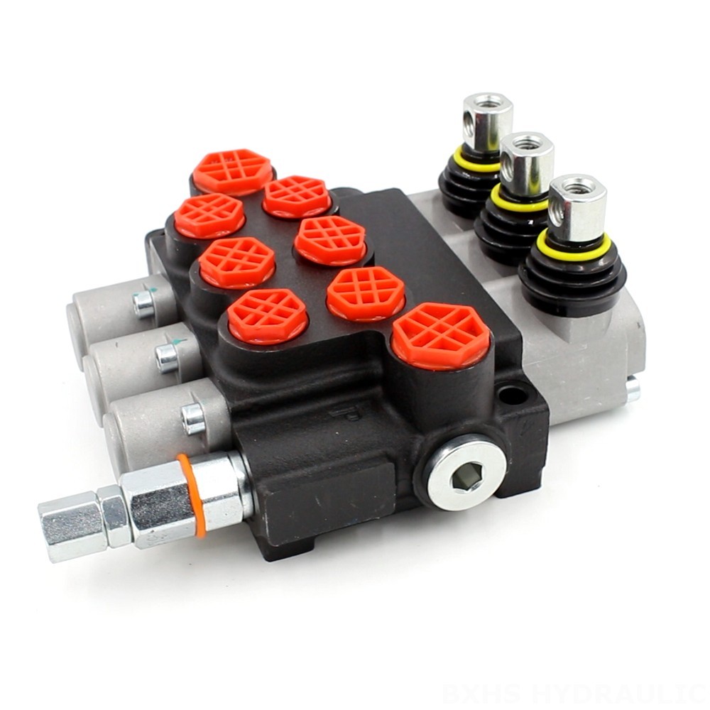 P40-G12-G38-OW 3-Spool Hydraulic Directional Valve | Factory Direct & Customizable image