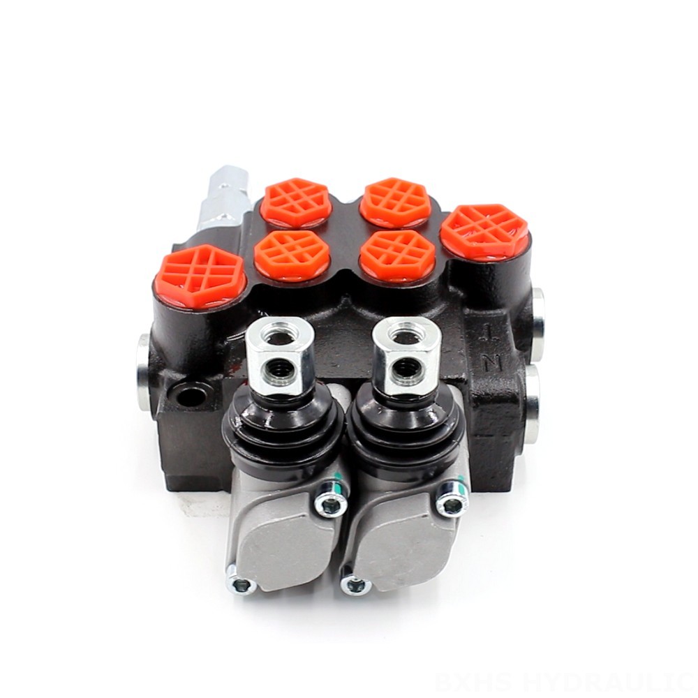 P40-G12-G38 2-Spool Hydraulic Directional Valve | Factory Direct & Customizable image