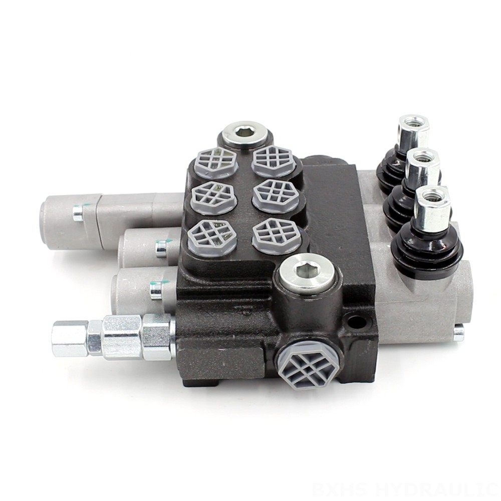 Hydraulic Monoblock Solenoid Control Valve P40-G12-G38 3-Way Hydraulic Valve | Wholesale & OEM image