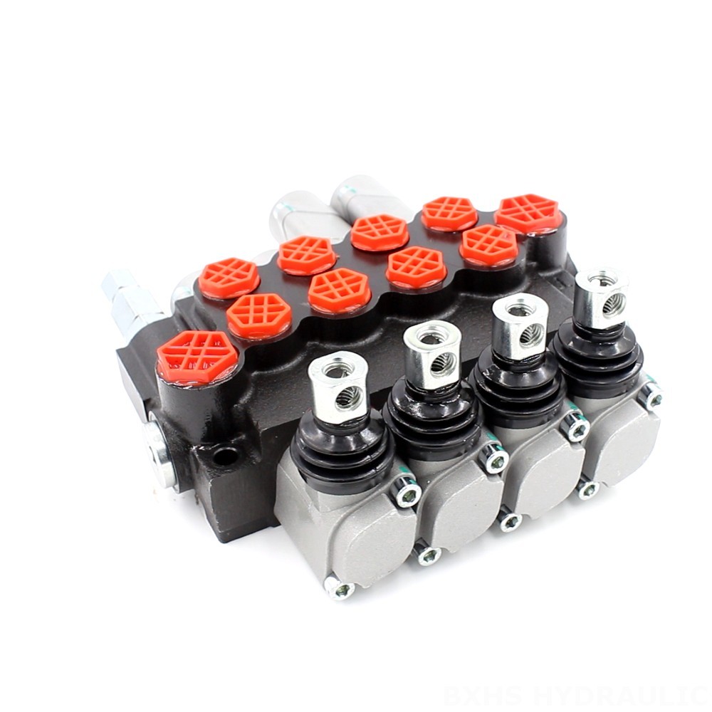 Manual 4 Spool Monoblock Directional Valve: Efficient Fluid Power Control image