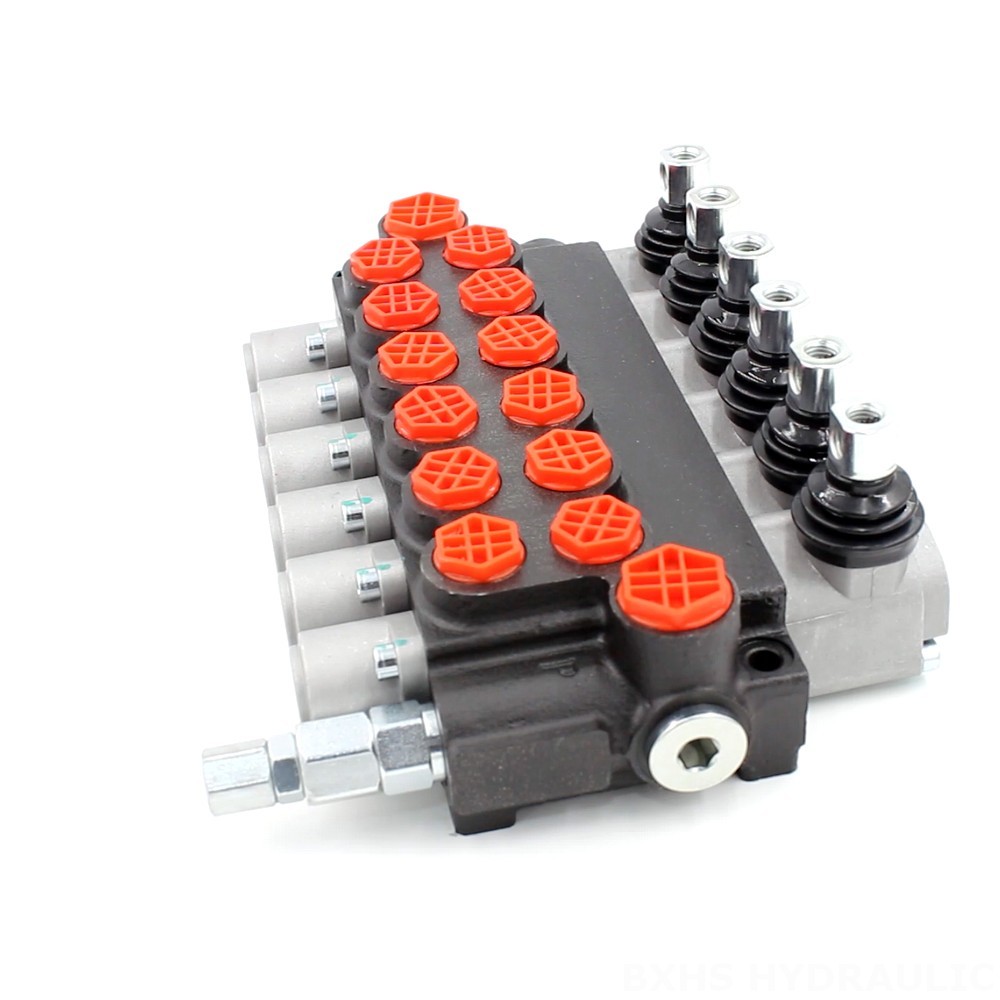 P40-G12-G38 Manual 6 Spool Monoblock Directional Valve | Manufacturer & Global Supplier image