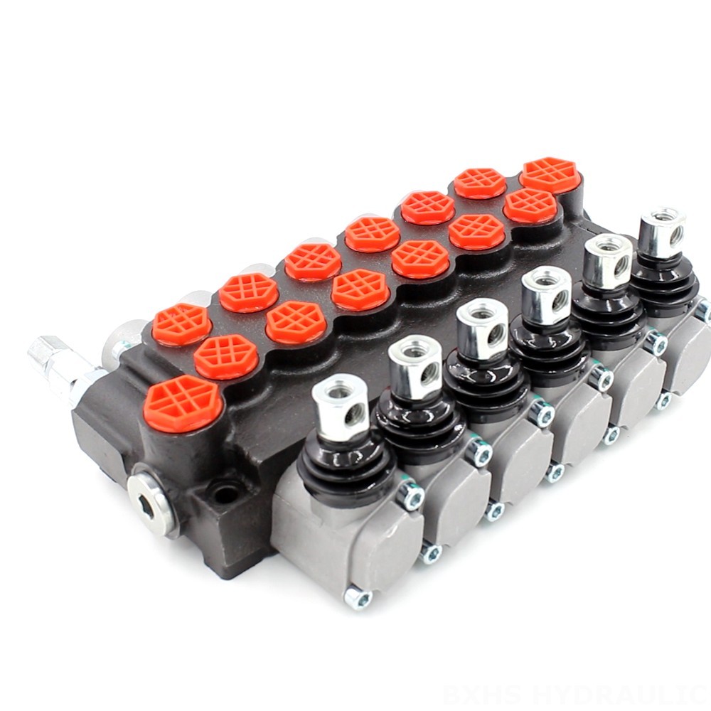 P40-G12-G38 6-Spool Hydraulic Directional Valve | Factory Direct & Customizable image