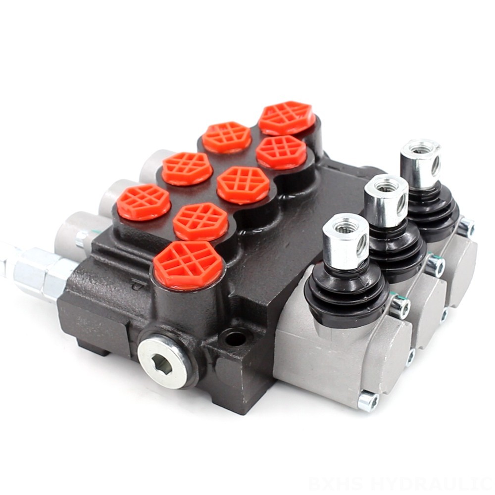 Manual 3 Spool Directional Valve - P40-G38-G12-OT-OT-OT Series | Wholesale & OEM image