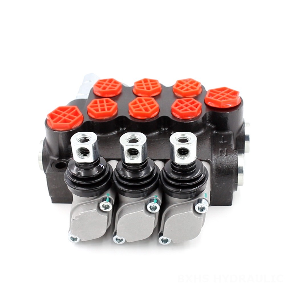 Monoblock Directional Valve Manufacturer | P40-G38-G12-OT-OT-OT 3-Spool Valve image