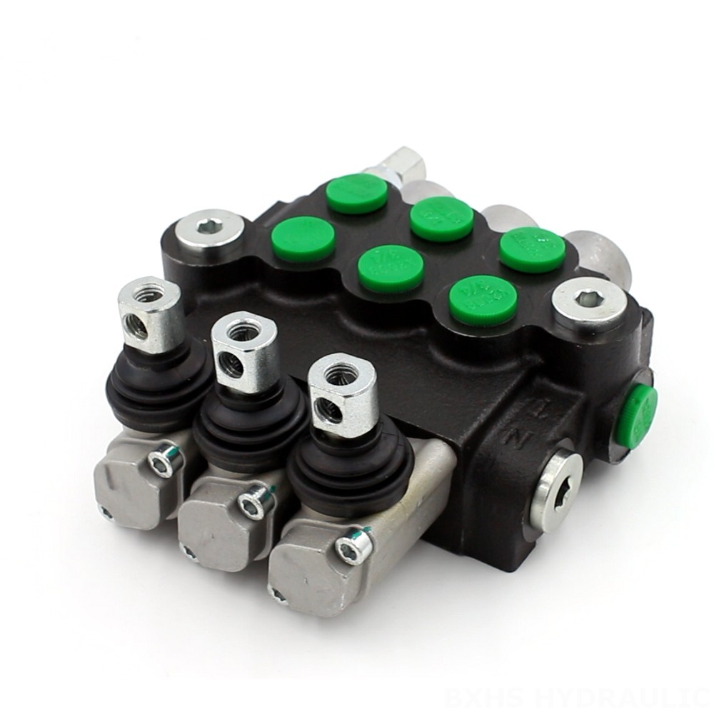 3-Spool Hydraulic Directional Valve - P40-U34-OT Series | Wholesale & OEM image