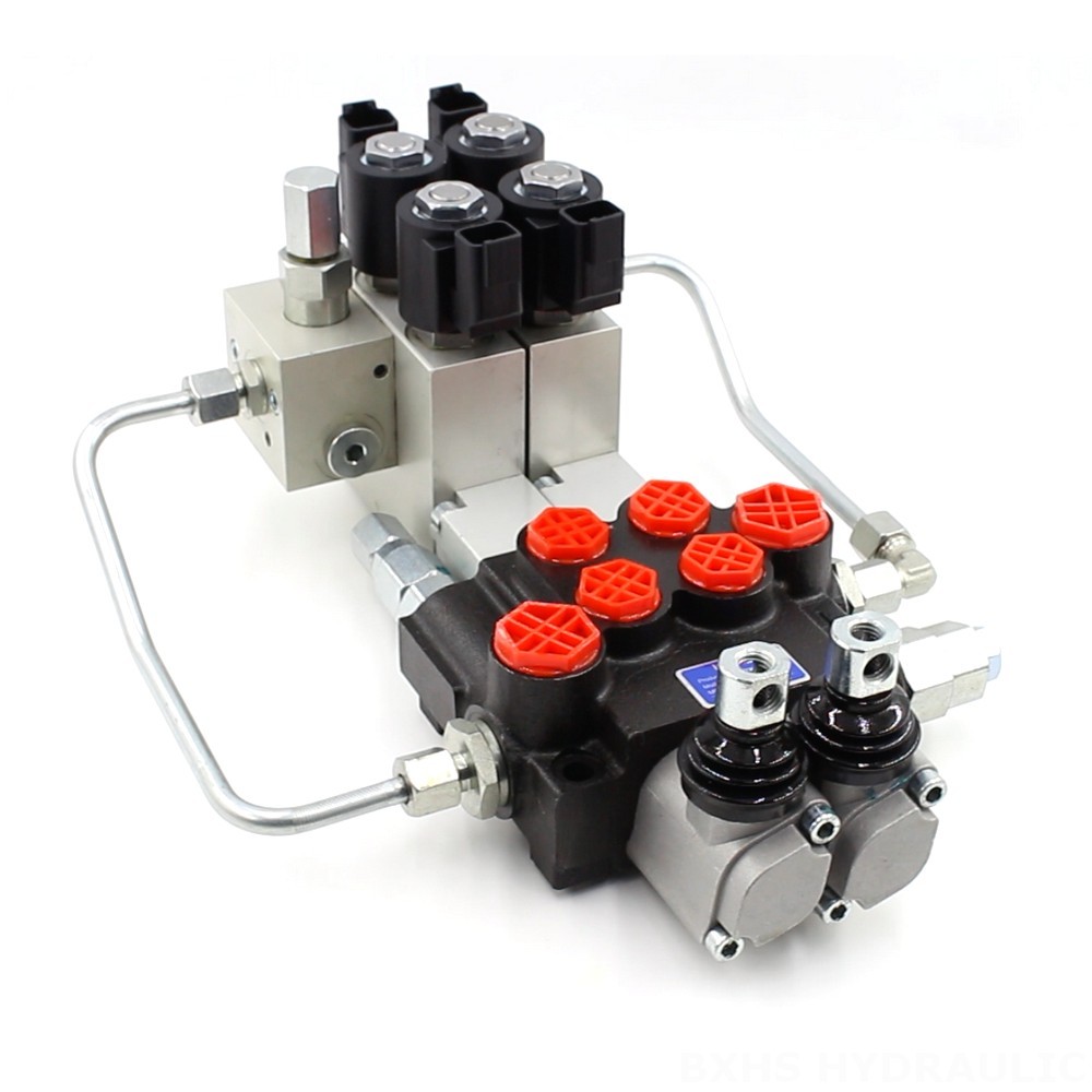 Manual Operated Directional Valve 2p120 3p120 4p12 2 Spool Valve image