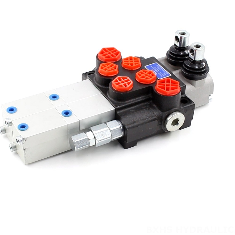 Hydraulic 6 Port Solenoid Diverter Selector Valve Pneumatic Valve image