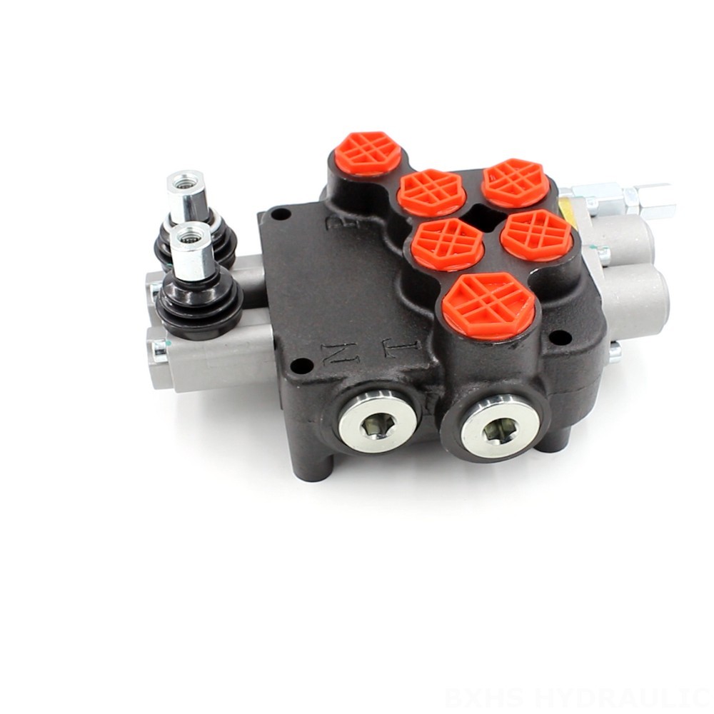 2-Spool Hydraulic Directional Valve | P80-G12-G34-2OT | Factory Direct & Customizable image