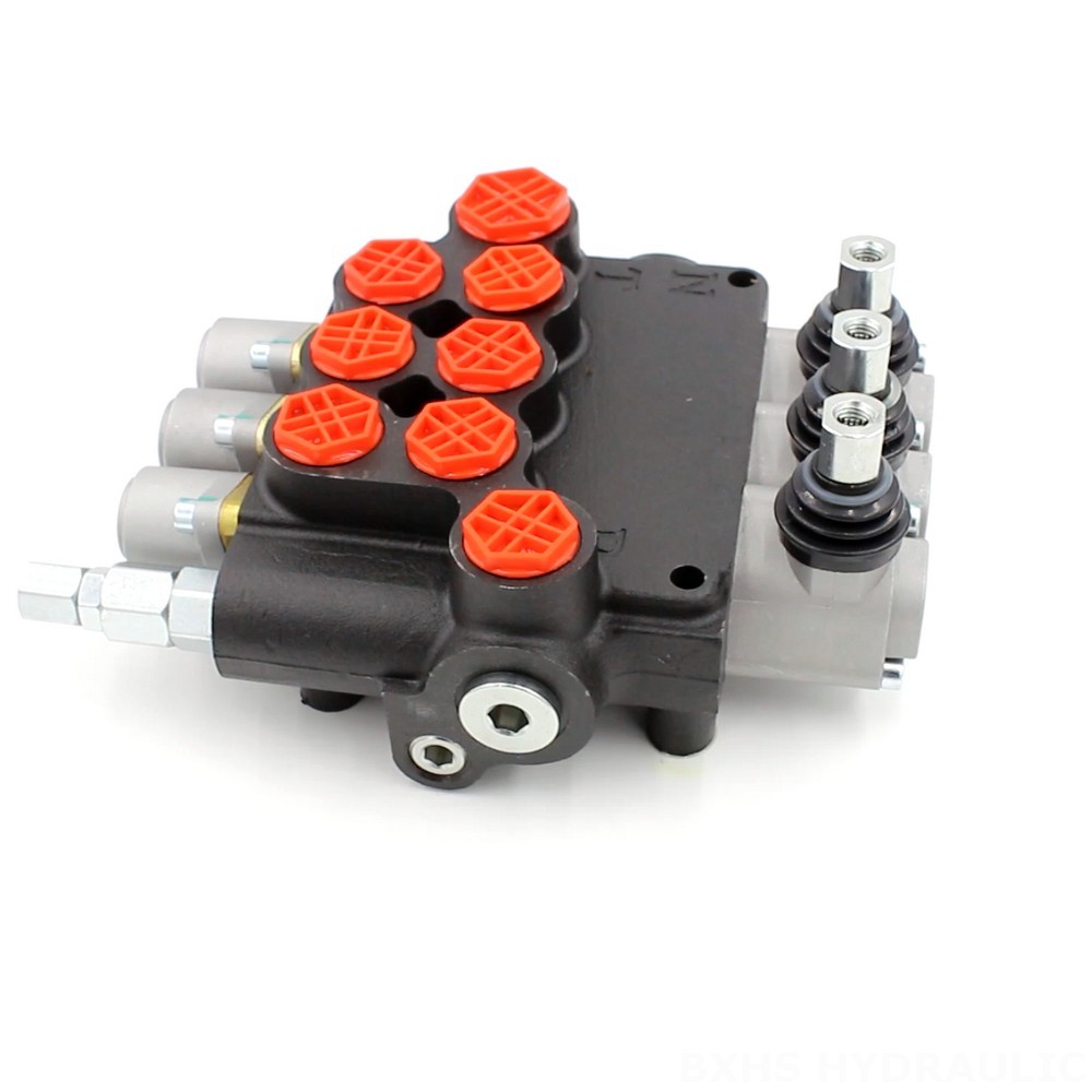 P80-G12-G34-OT Manual 3 Spool Monoblock Directional Valve | Manufacturer & Global Supplier image