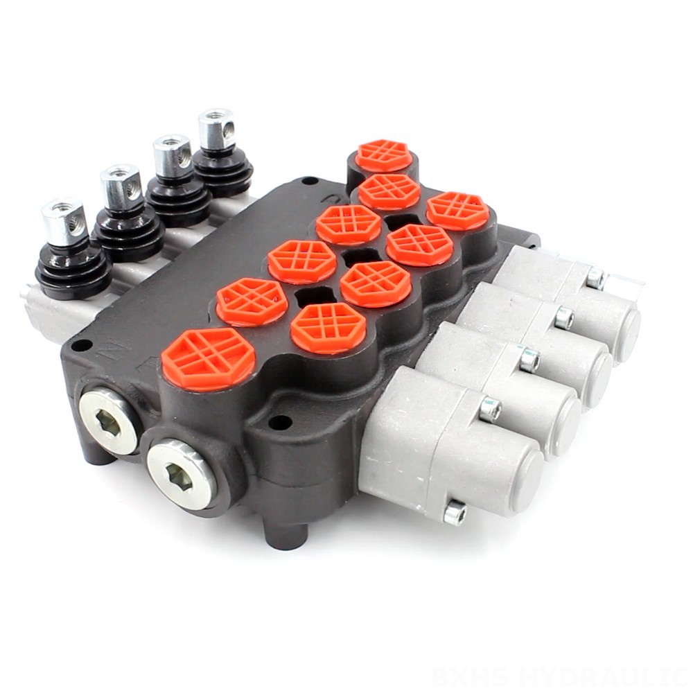 P80-G12-G34-OT Manual 4 Spool Monoblock Directional Valve: Manufacturer & Global Supplier image