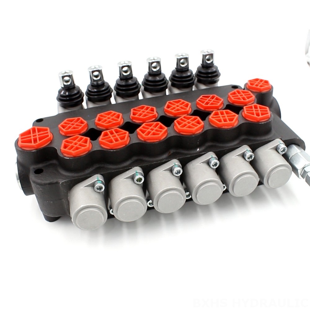 Hydraulic Steering Hydraulic 6 Spool Directional Control Valve | P80-G12-G34-OT | Supplier image