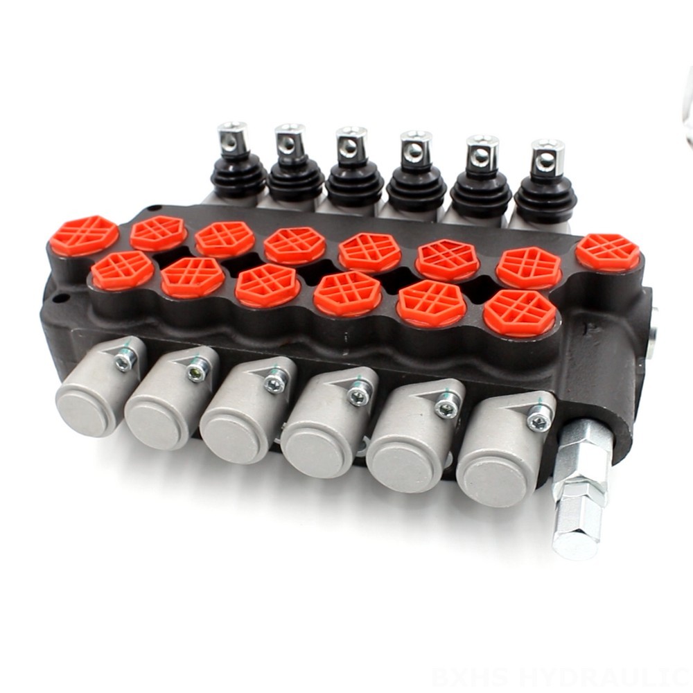 Hydraulic Diverter Valve 3 Way Monoblock Directional Control Valve | P80-G12-G34-OT | OEM & ODM image