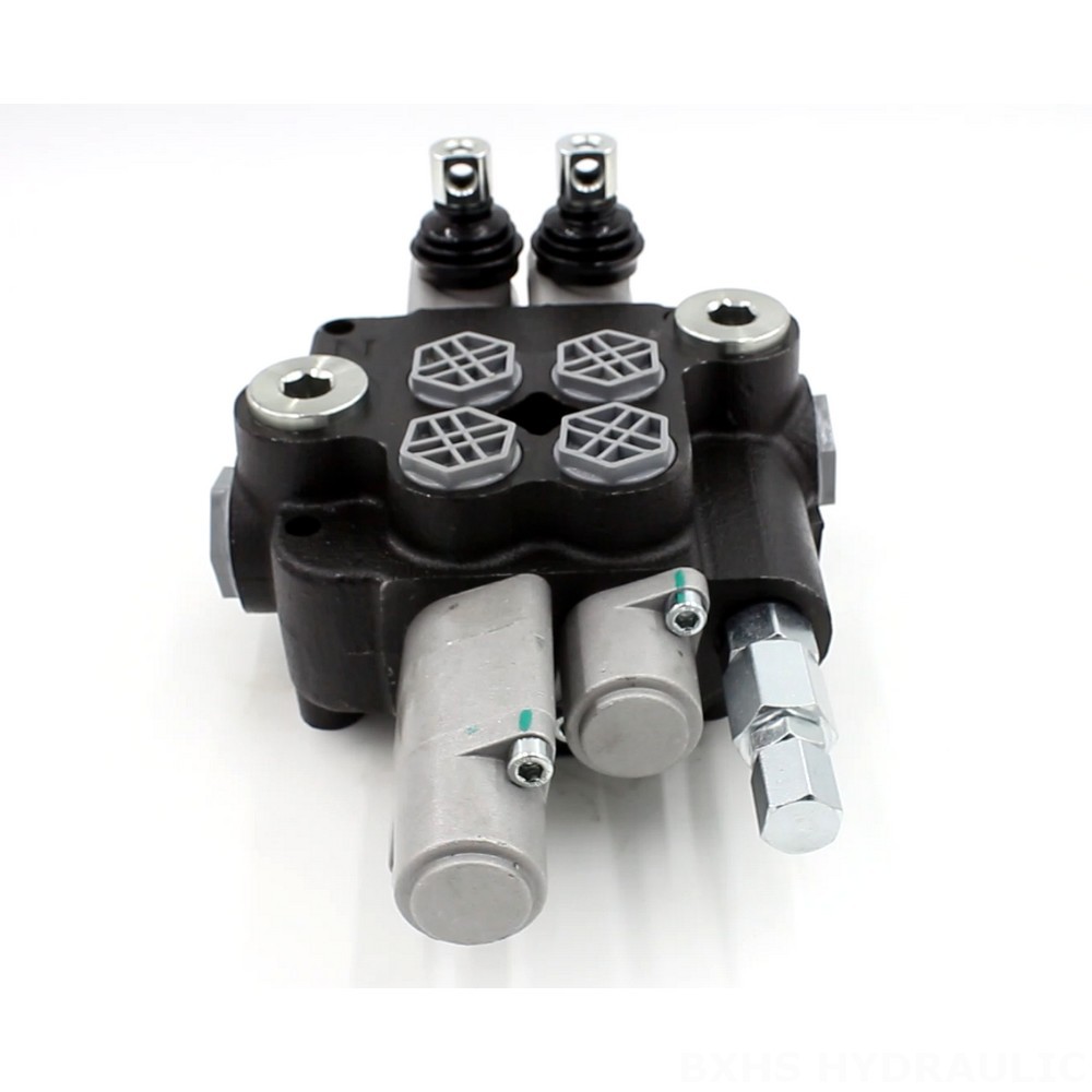 P80-G12-G34 Manual 2 Spool Monoblock Directional Valve | Manufacturer & Global Supplier image