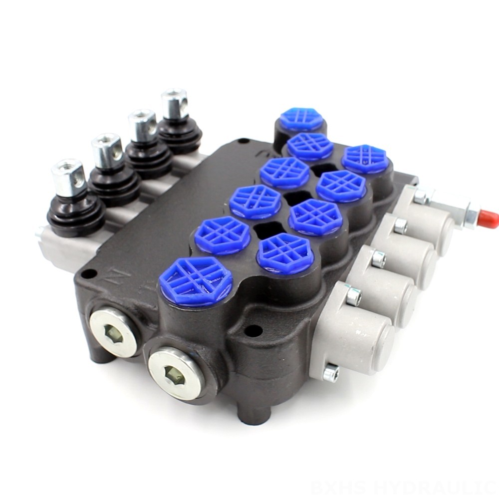 4 Spool Directional Valve Manufacturer | Custom P80-G12-G34 Valves Available image