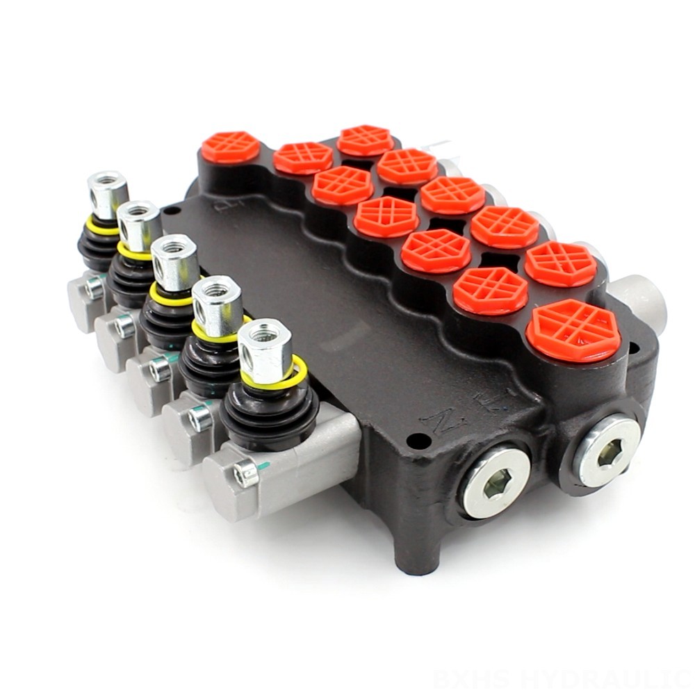 P80-G12-G38-OW 5 Spool Hydraulic Valve: Private Label, OEM & Custom Production Services image