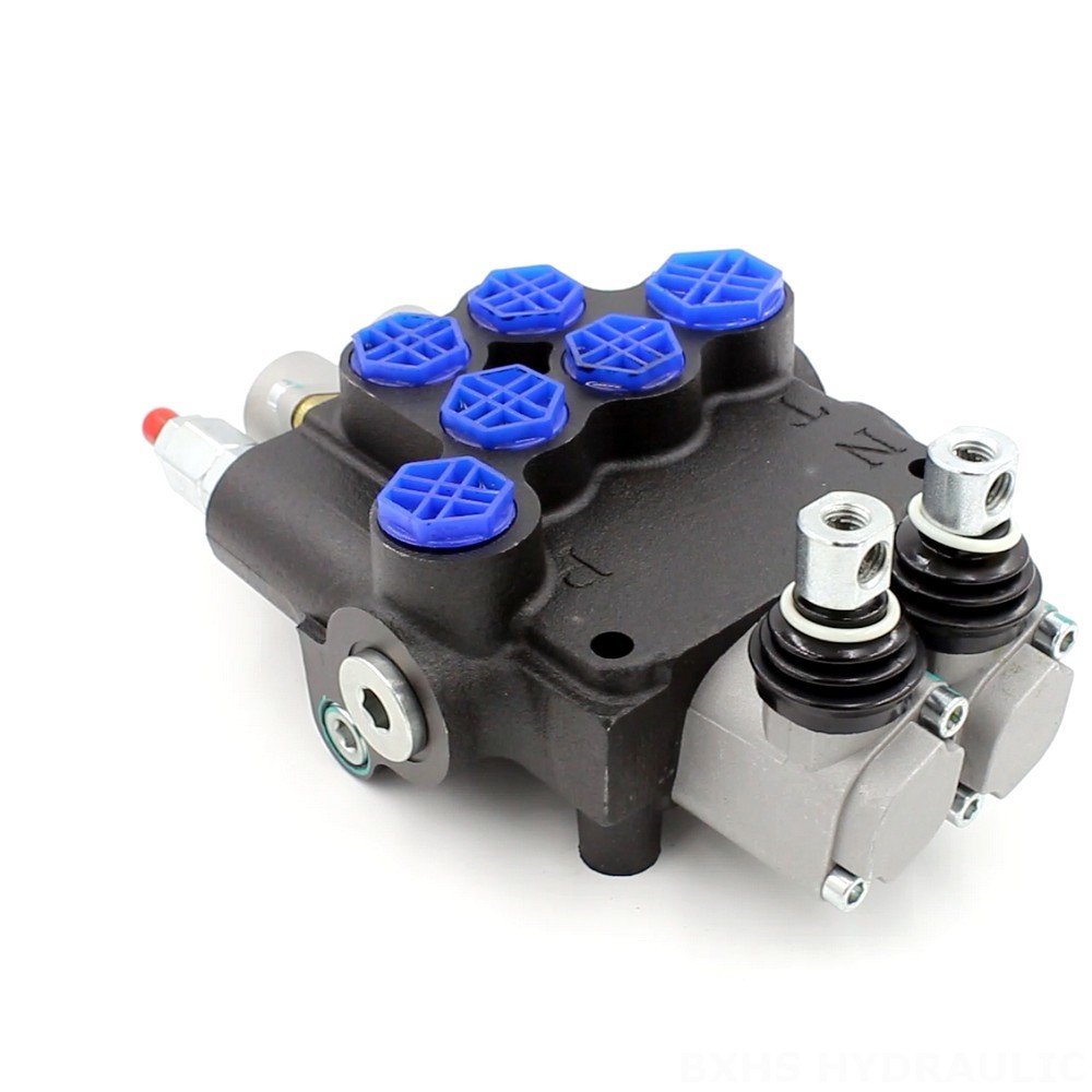 P80-G12-G38-QW Manual 2 Spool Monoblock Directional Valve: Reliable Performance image