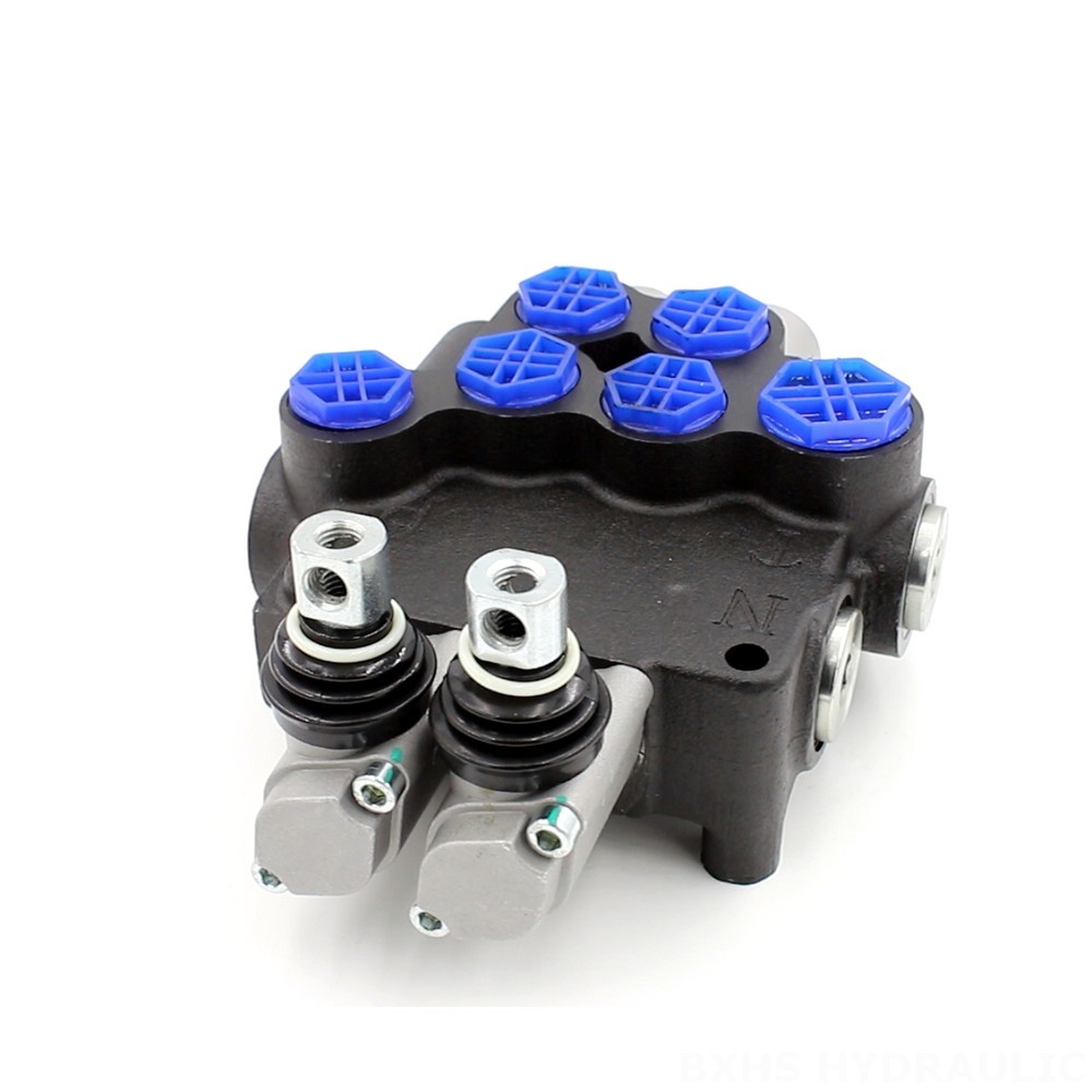 2 Spool Joystick Loader Valve Manual Directional Valve P80-G12-G38-QW: Precision and Durability image