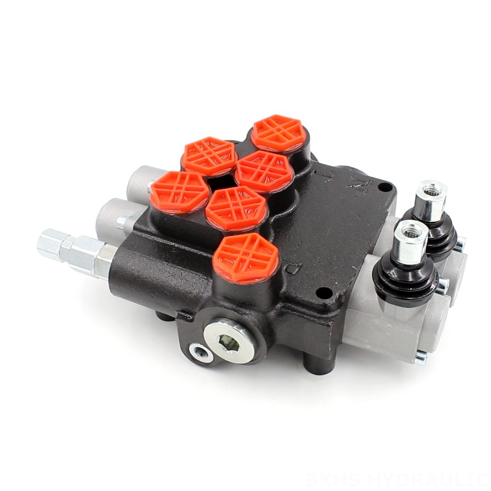 Wireless Remote Control Hydraulic Spool Valve P80-G34-2OT 2 Spool Directional Valve image