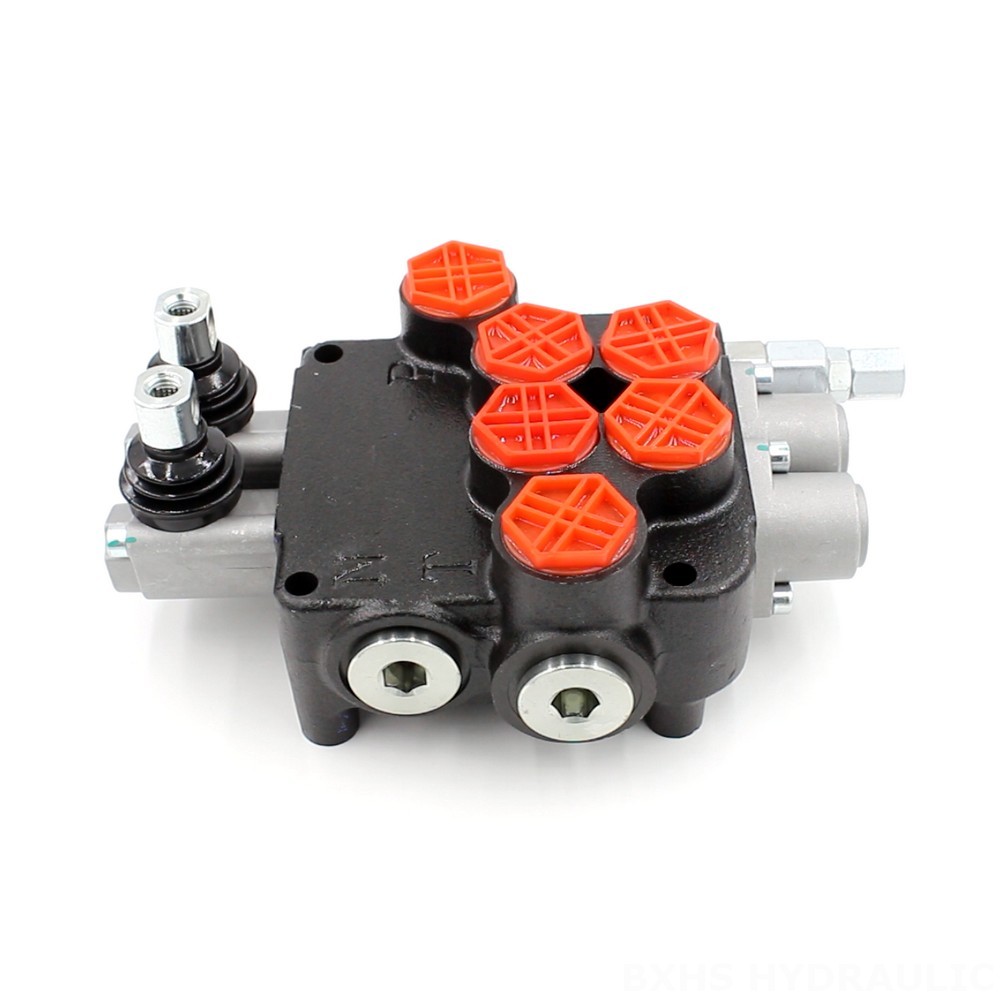 3 Spool Joystick Hydraulic Control Valve Private Label Hydraulic Valves: P80-G34-2OT Valve OEM image