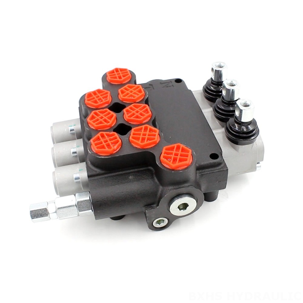 P80-G34-3OT Manual 3 Spool Monoblock Directional Valve | Manufacturer & Global Supplier image