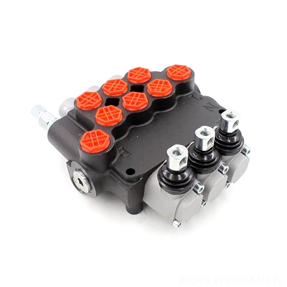 Hydraulic Valve Mini Excavator P80-G34-3OT Manual Monoblock Directional Valve | Wholesale & OEM image