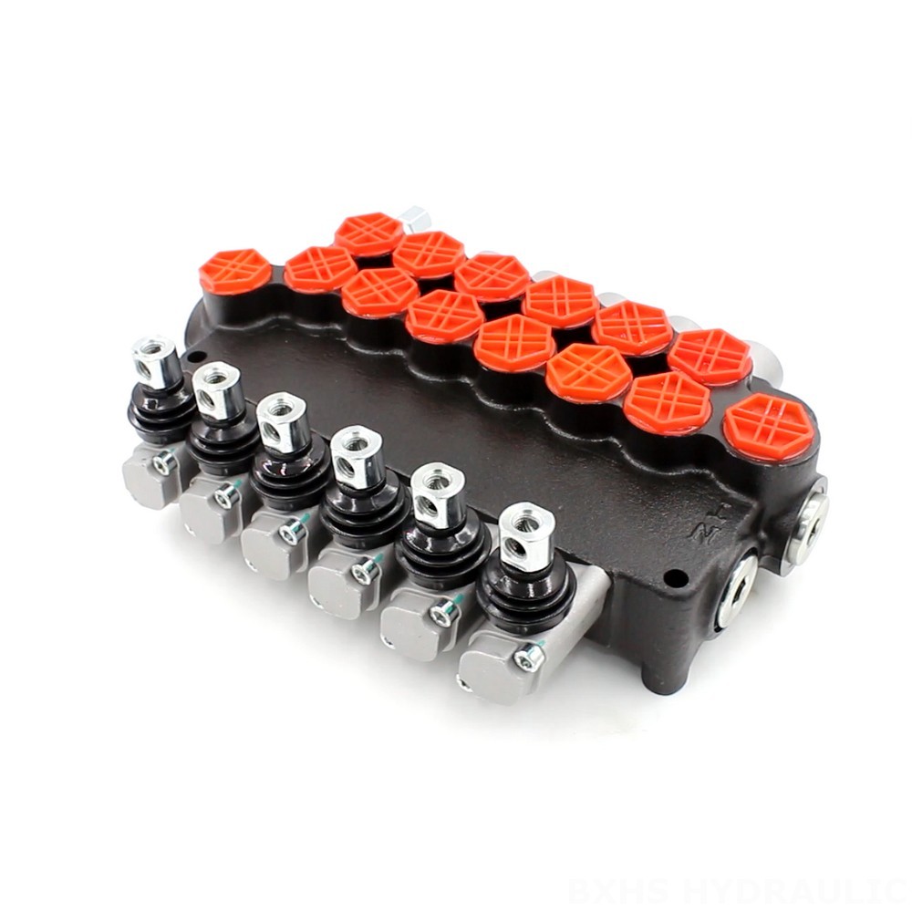 P80-G34-6OT Manual 6 Spool Monoblock Directional Valve | Manufacturer & Global Supplier image