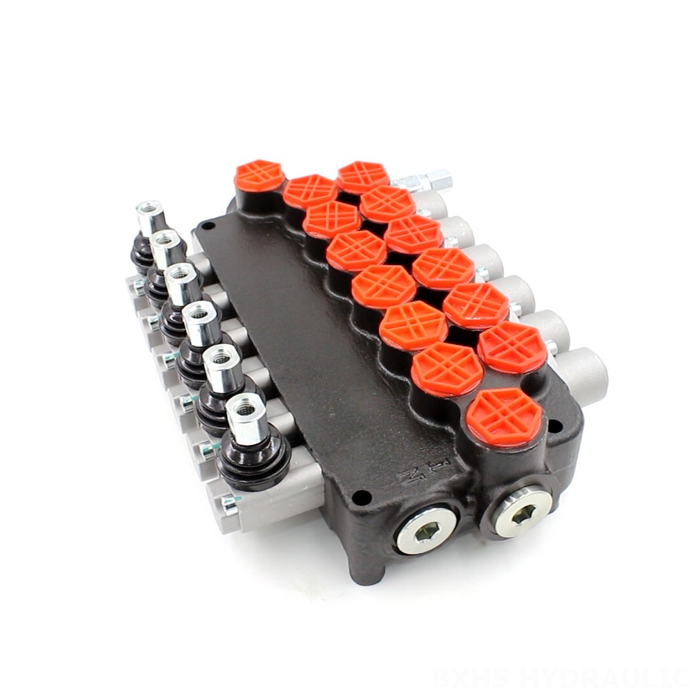 Double Hydraulic Valve Manual Monoblock Directional Valve - P80-G34 Series | Wholesale & OEM image