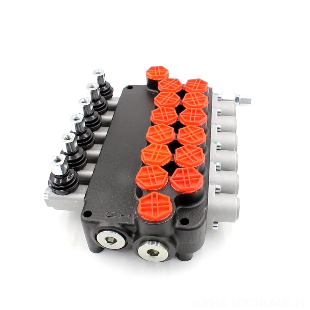 P80-G34 6-Spool Hydraulic Directional Valve | Factory Direct & Customizable image