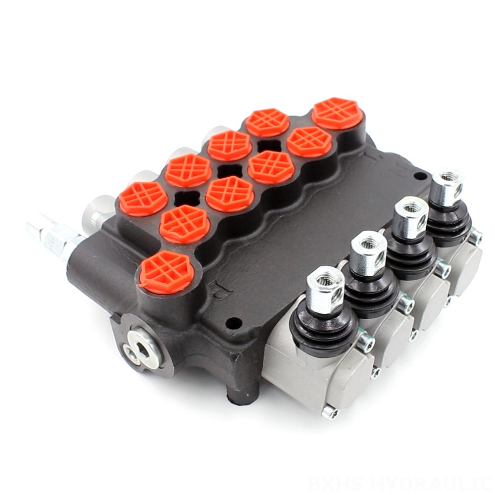 Tipper Dump Truck Hydraulic Control Valve Hydraulic Directional Control Valve: P80-G34-G12-4OT image