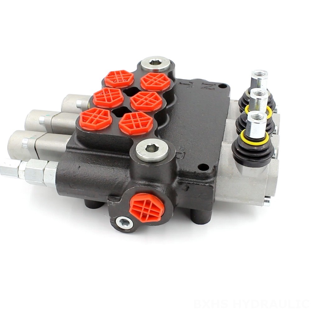 P80-G34-G12 Manual 3 Spool Hydraulic Directional Control Valve | Manufacturer & Global Supplier image