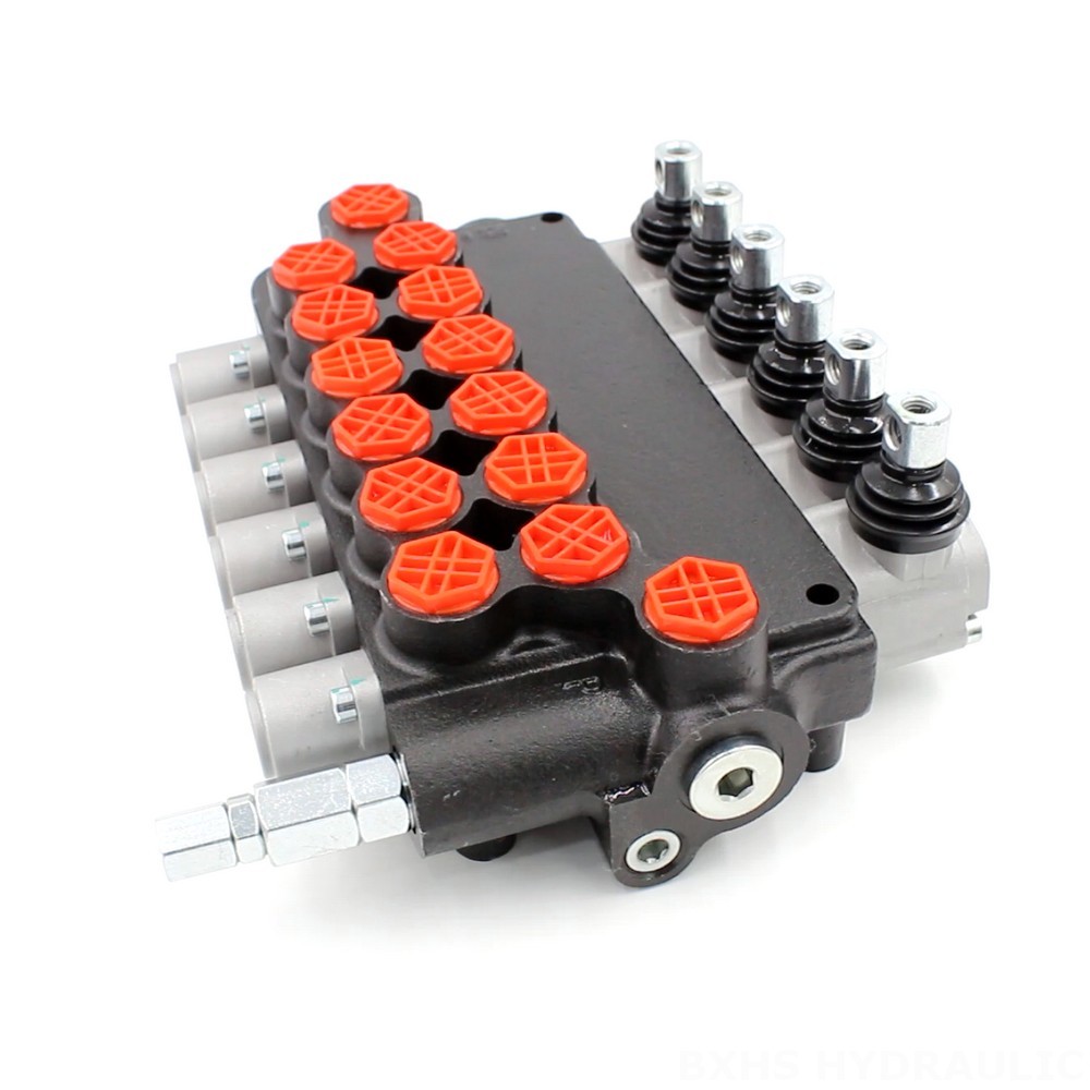 P80-G34-OT Manual 6 Spool Monoblock Directional Valve | Manufacturer & Global Supplier image