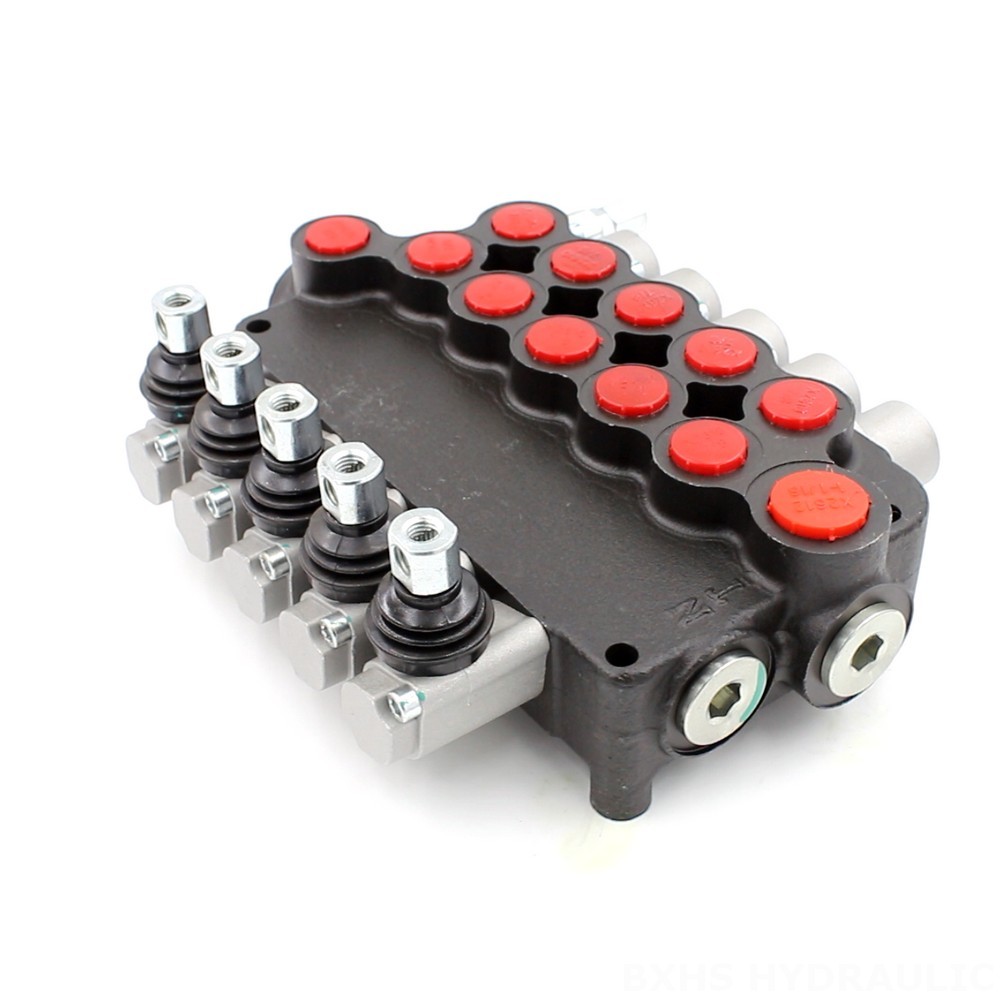 P80-U116-U78-5OT 5-Spool Hydraulic Directional Valve | Factory Direct & Customizable image