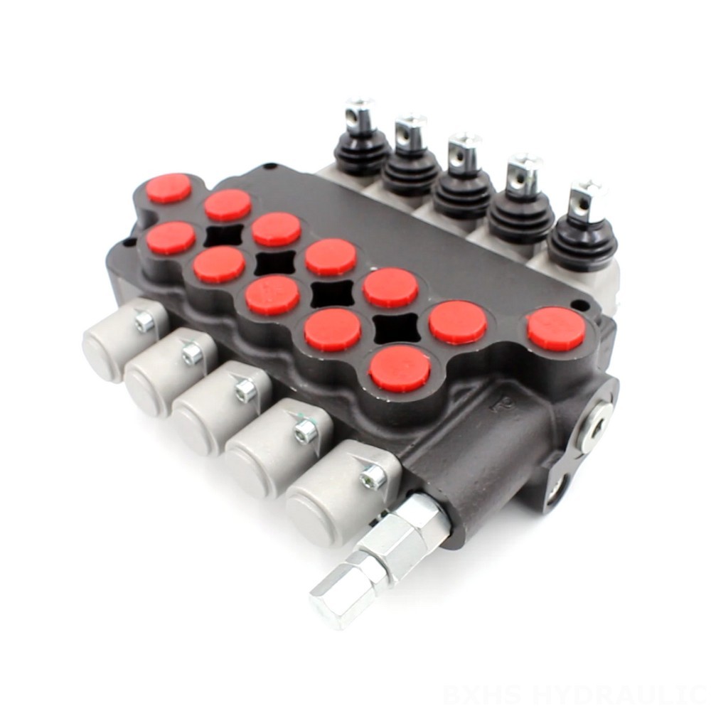 P80-U116-U78-OT Manual 5 Spool Monoblock Directional Valve | Value-added Distributor image