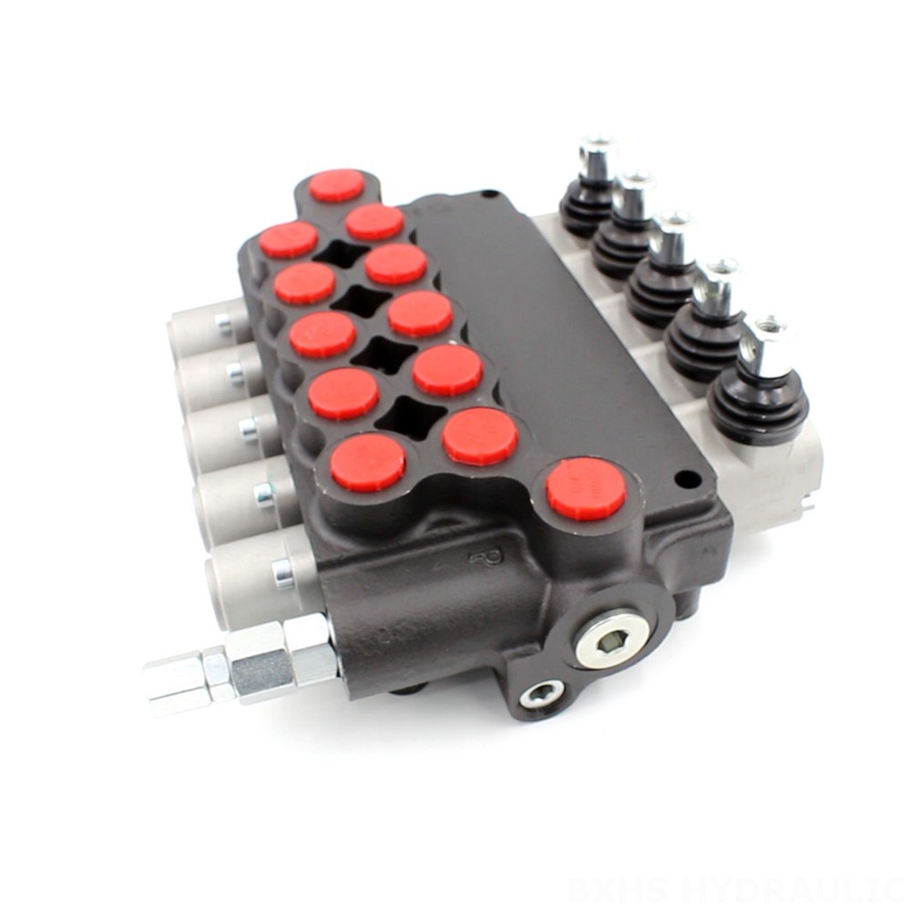 Industrial Hydraulic Valves: P80-U116-U78-OT 5 Spool Monoblock Directional Valve image