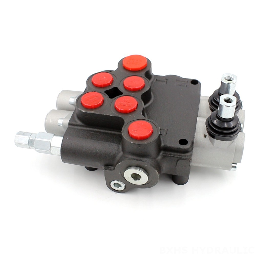 24v Hydraulic Distributor Manual Monoblock Directional Valve - P80-U116-U78 | Wholesale & OEM image