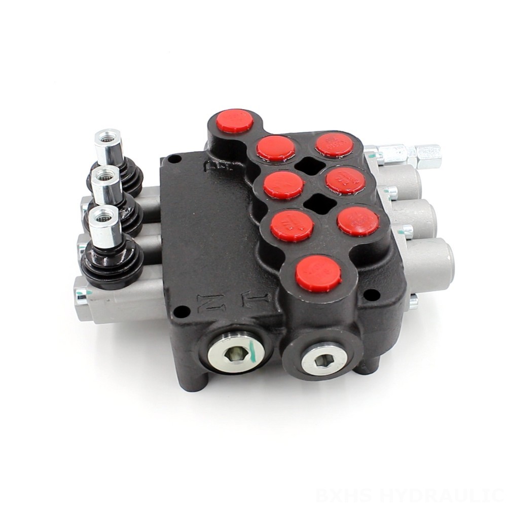 Hydraulic Steering Control Valve Spool Seeking Distributors: P80-U78-3OT Manual Hydraulic Valve image