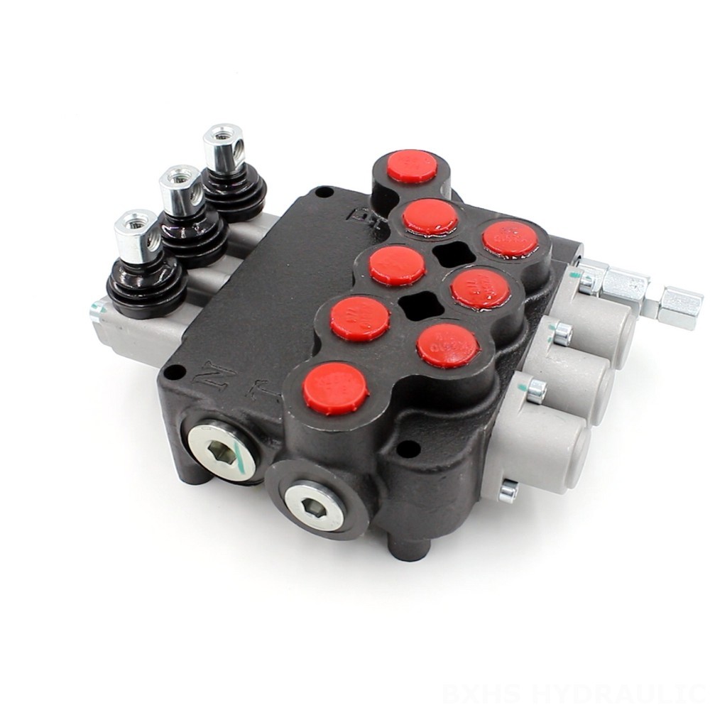 Hydraulic Flow Diverter Private Label Hydraulic Valves: P80-U78-3OT Manual Directional Valve image