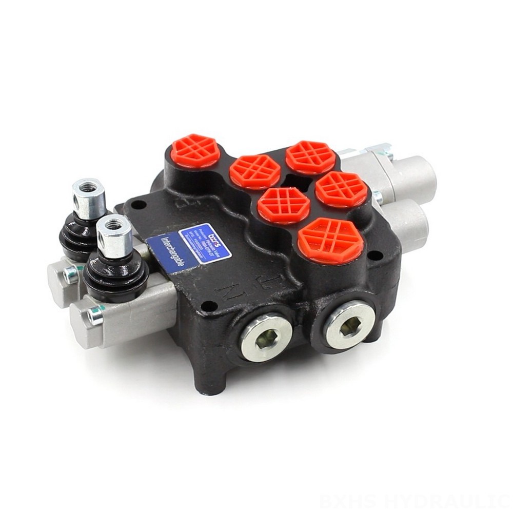 Hydraulic Control Valve Levers 2-Spool Hydraulic Valve | P80A Model | Wholesale & Customization image